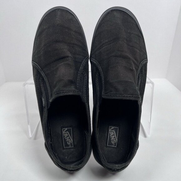 Vans Black Sneakers Sleek Slip-On Comfort - Picture 9 of 9